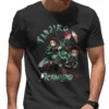 Tanjiro Kamado Multi-Action Demon Slayer T-shirt Design