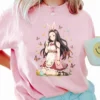Kawaii Nezuko Easter Shirt Demon Slayer Design