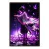 Shinobu Poster Aesthetic Purple Glow, Demon Slayer Wall Art Design